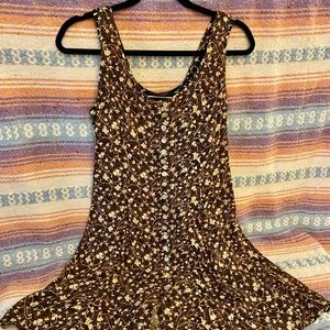 Floral Batik Printed Dress by DBY Ltd. 1990’s Size 13